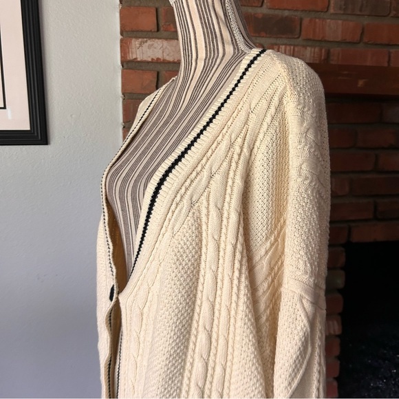 Emacity Threads Harry Styles Oversized Bunny Cardigan in Ivory Sz XL/2XL - Picture 6 of 10